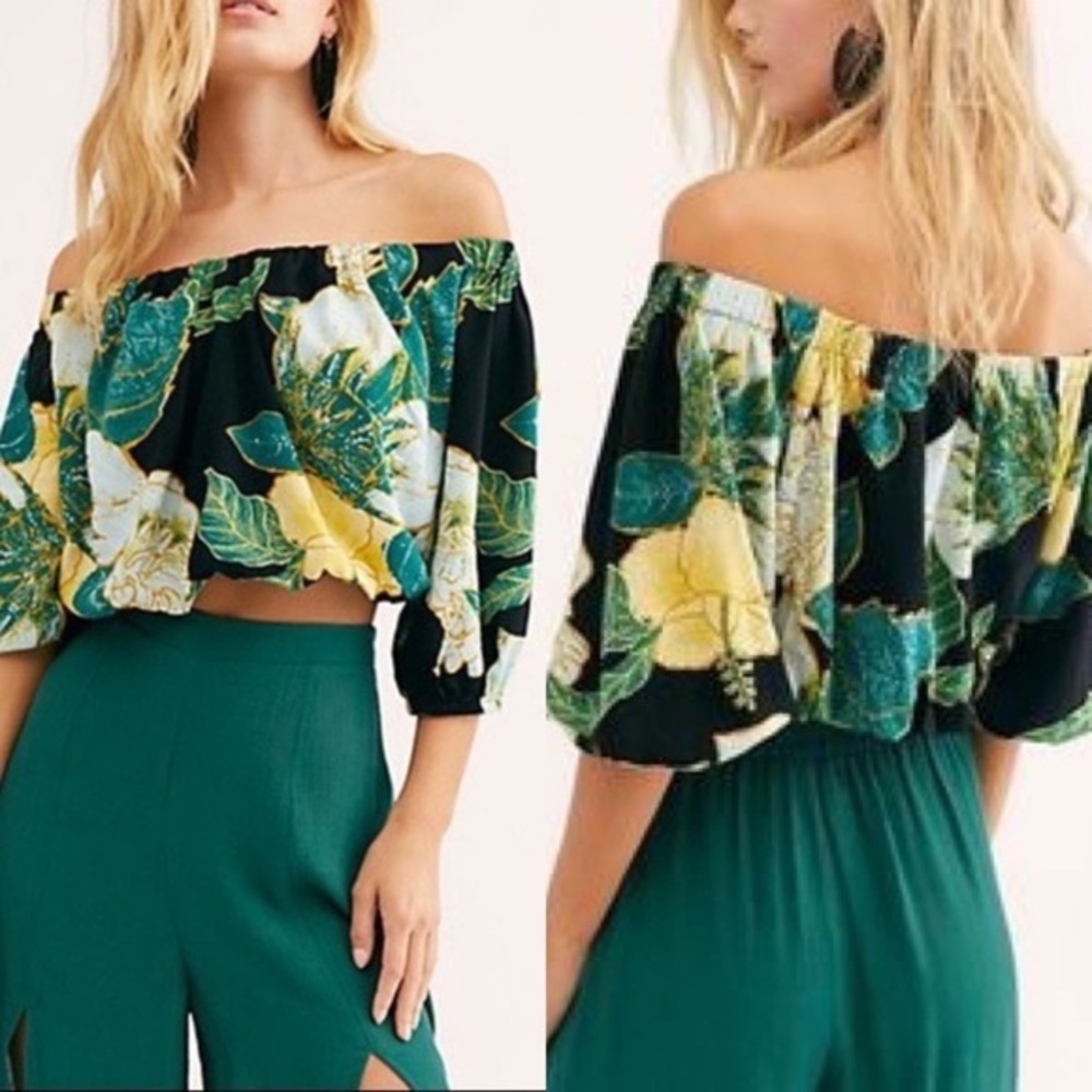 FREE PEOPLE Electric Day Blouse | Size M